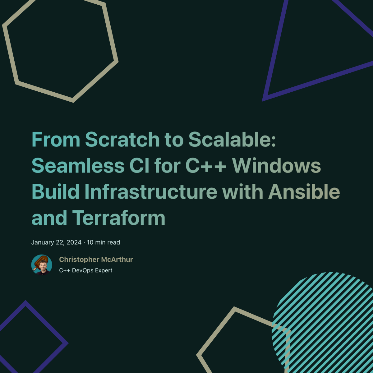 From Scratch to Scalable: Seamless CI for C++ Windows Build ...